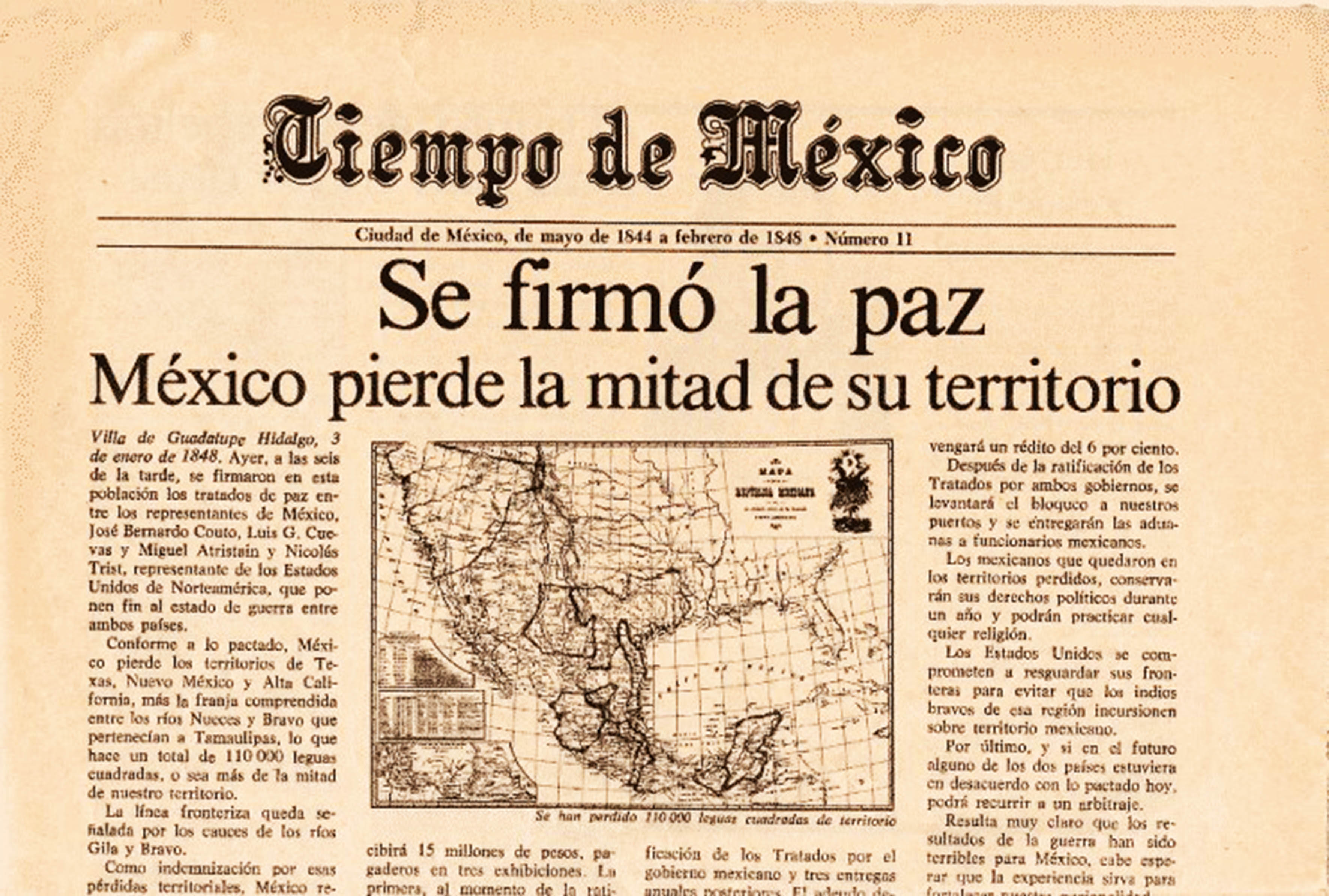 Invaluable, la cesión obligada de territorio mexicano a Estados Unidos