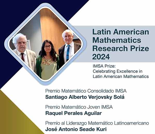 Three Outstanding Undergraduates Win the 2024 Latin American Mathematics Research Prize